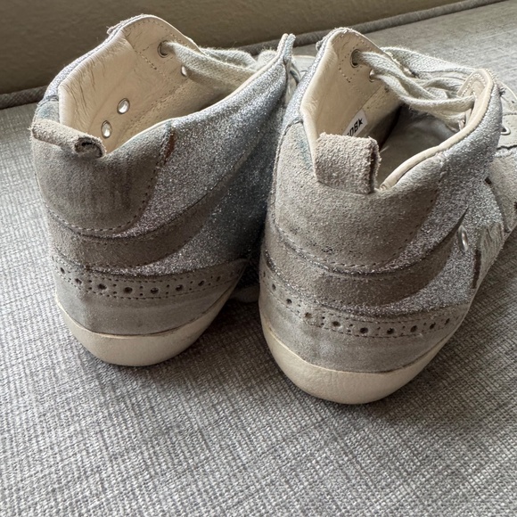 Golden Goose Mid Star Glitter Mid Top Sneakers 37 - Picture 2 of 10